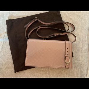Gucci micro Guccisimo Patent cross body